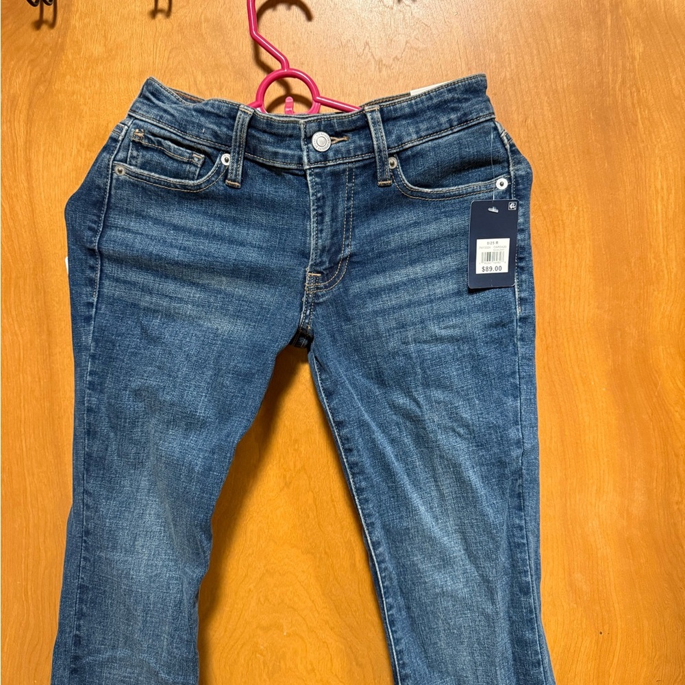 Lucky Brand Women's Straight Leg Blue Jeans - Picture 3 of 3